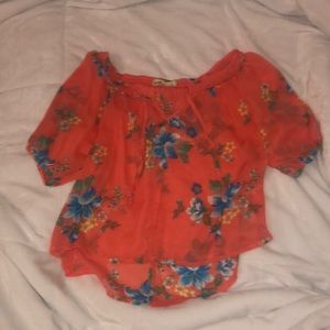 hollister hawaiian blouse